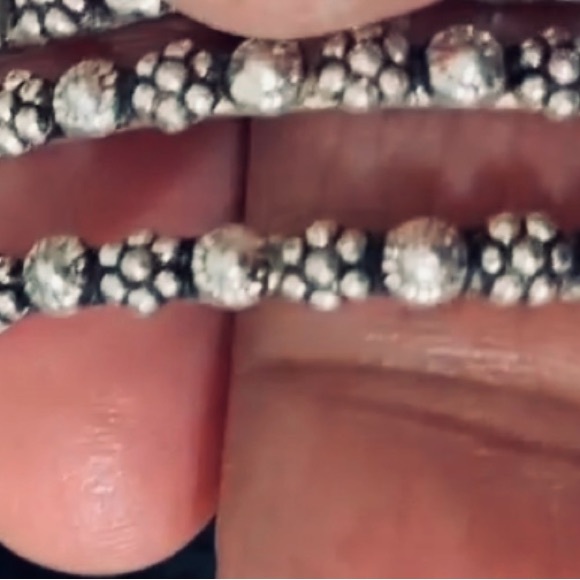 2 AVAILABLE Vintage Sterling Silver Dilkash Embossed Bangles Bracelets x2 - Picture 2 of 2